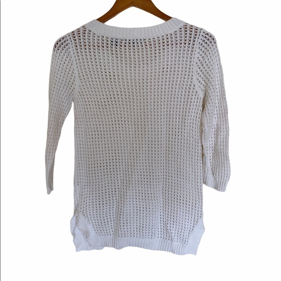 Jeanne Pierre Open Knit Sweater, Small - Picture 2 of 4